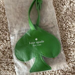 Kate Spade Green luggage tag